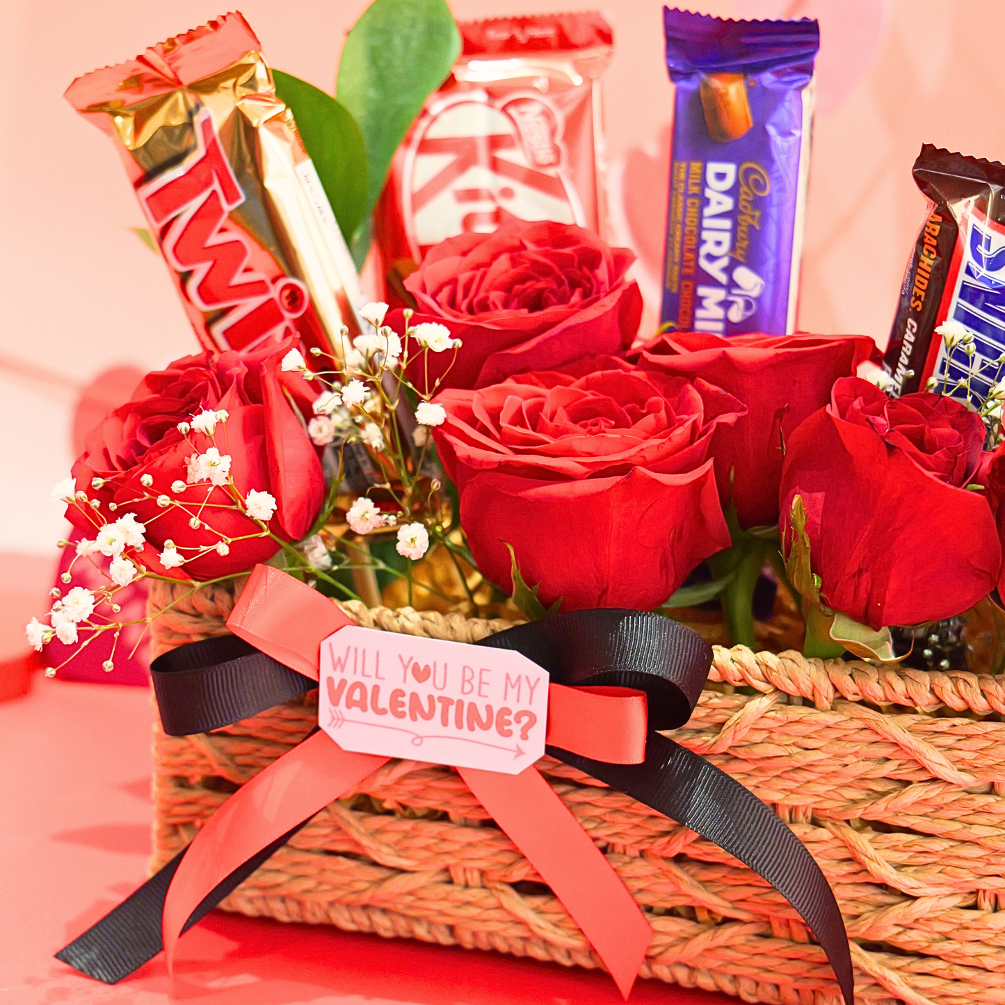 Chocolate Basket Bouquet