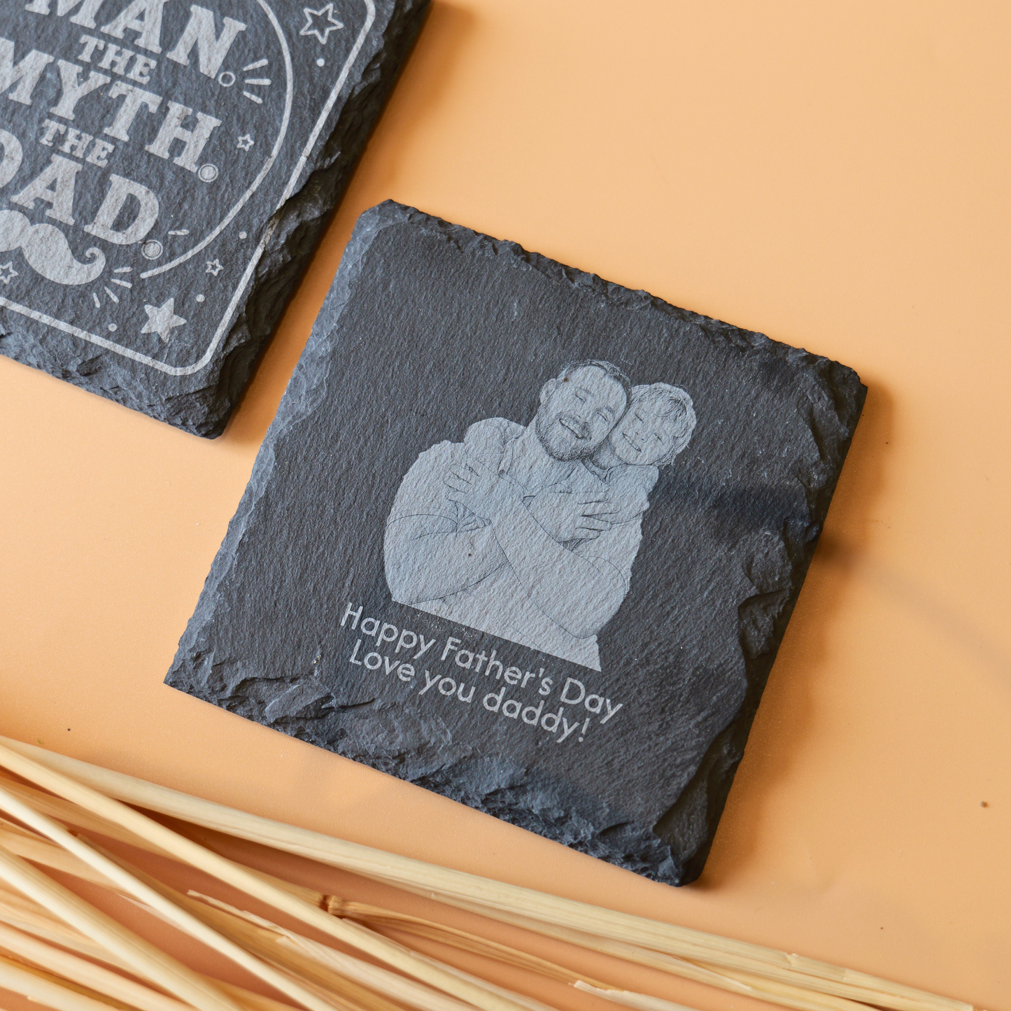 Personalized Photo slate coasters