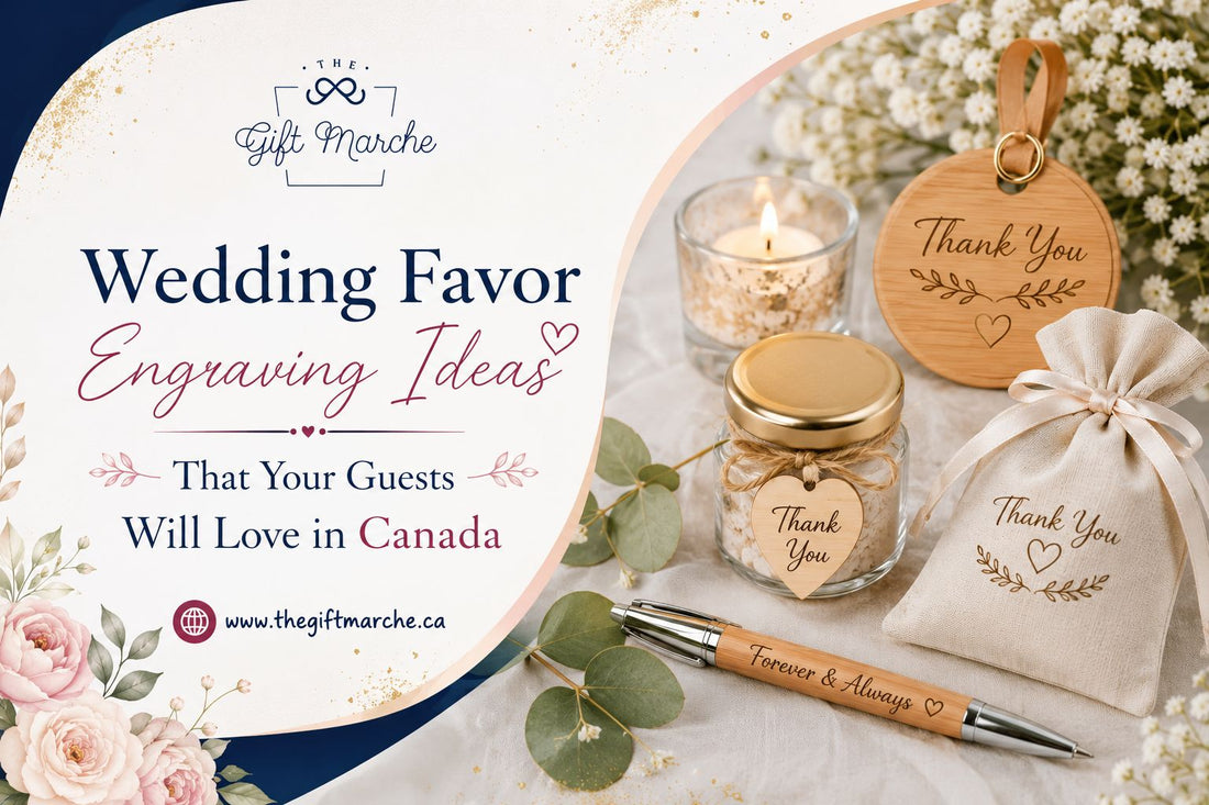 Wedding Favor Engraving Ideas That Your Guests Will Love in Canada