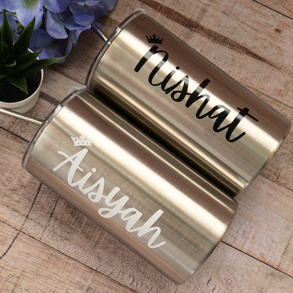 Personalized Stainless Steel Sipper