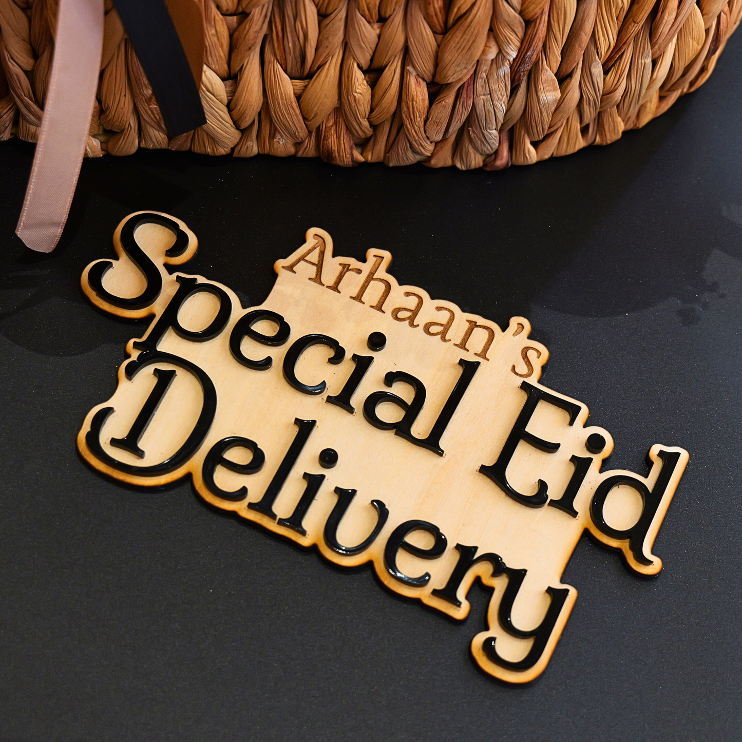 Personalized Eid Delivery Plaque