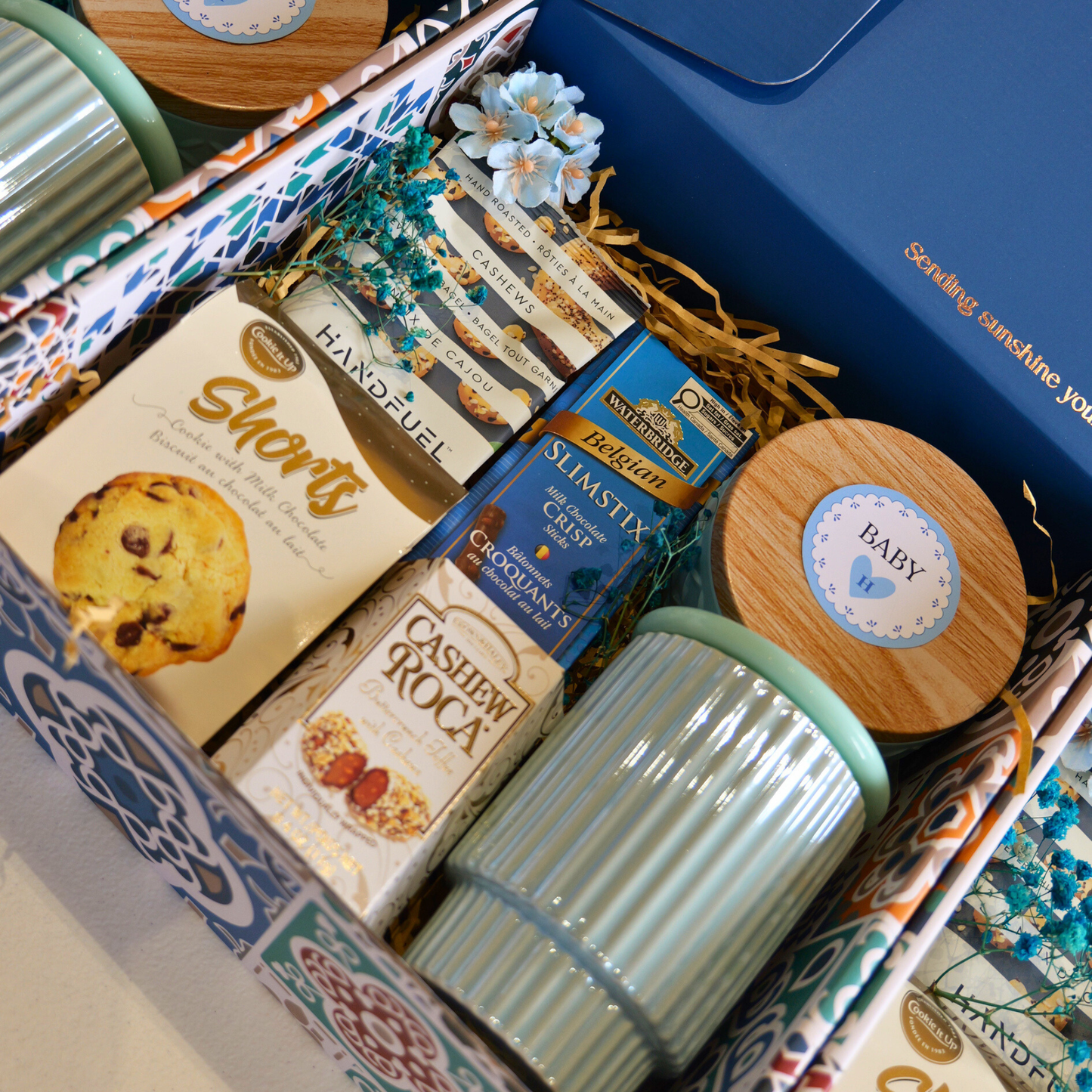 Blue Teddy - Baby Announcement