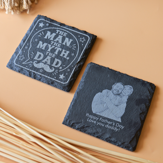 Personalized Photo slate coasters