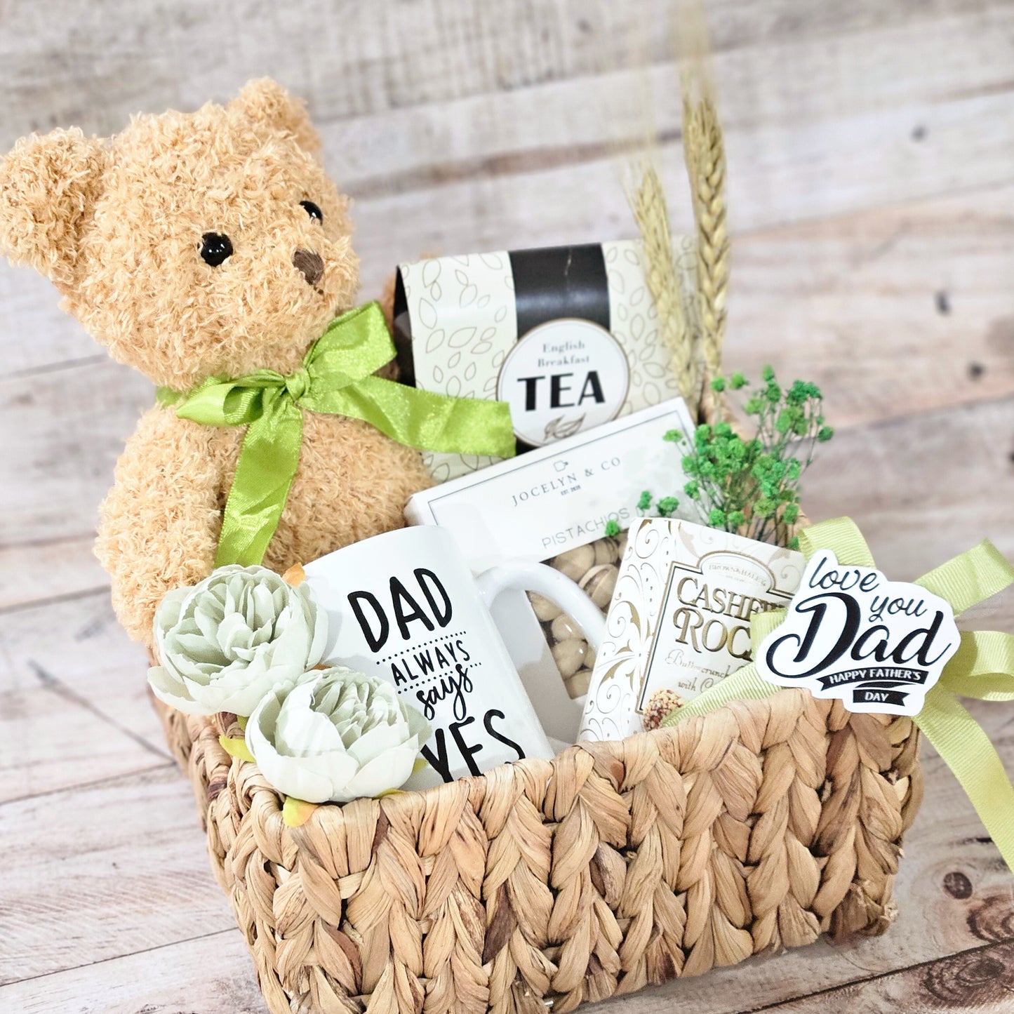 Father's Day Gift Basket | Dad always say yes!