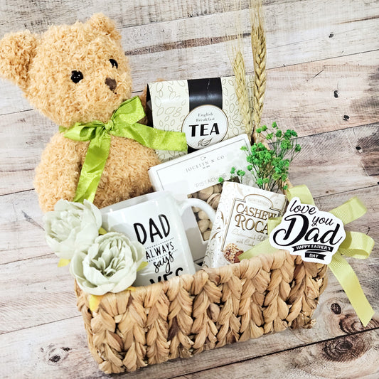 Father's Day Gift Basket | Dad always say yes!