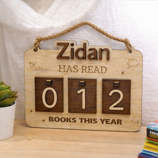 Kids Personalized 100-Book Reading Tracker