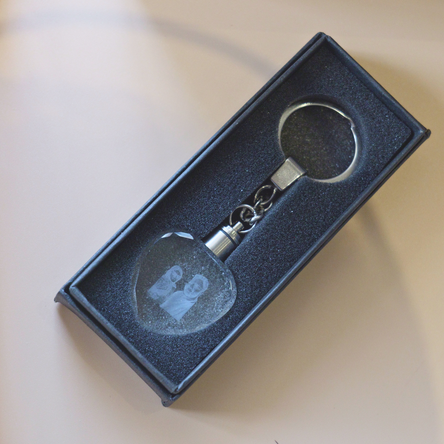Crystal photo Keychain